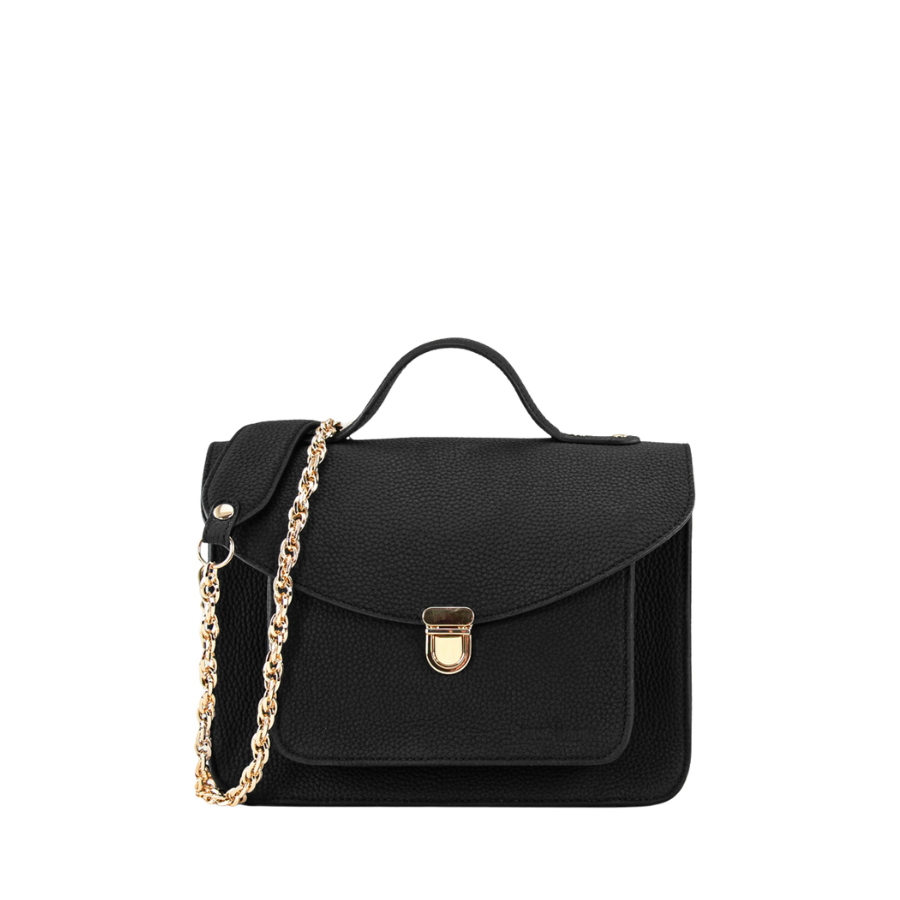 Sac Bandoulière - Mlle George 2 - Noir Charbon