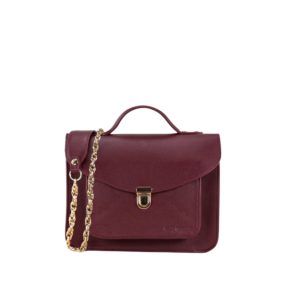 Sac Bandoulière - Mlle George 2 - Pourpre