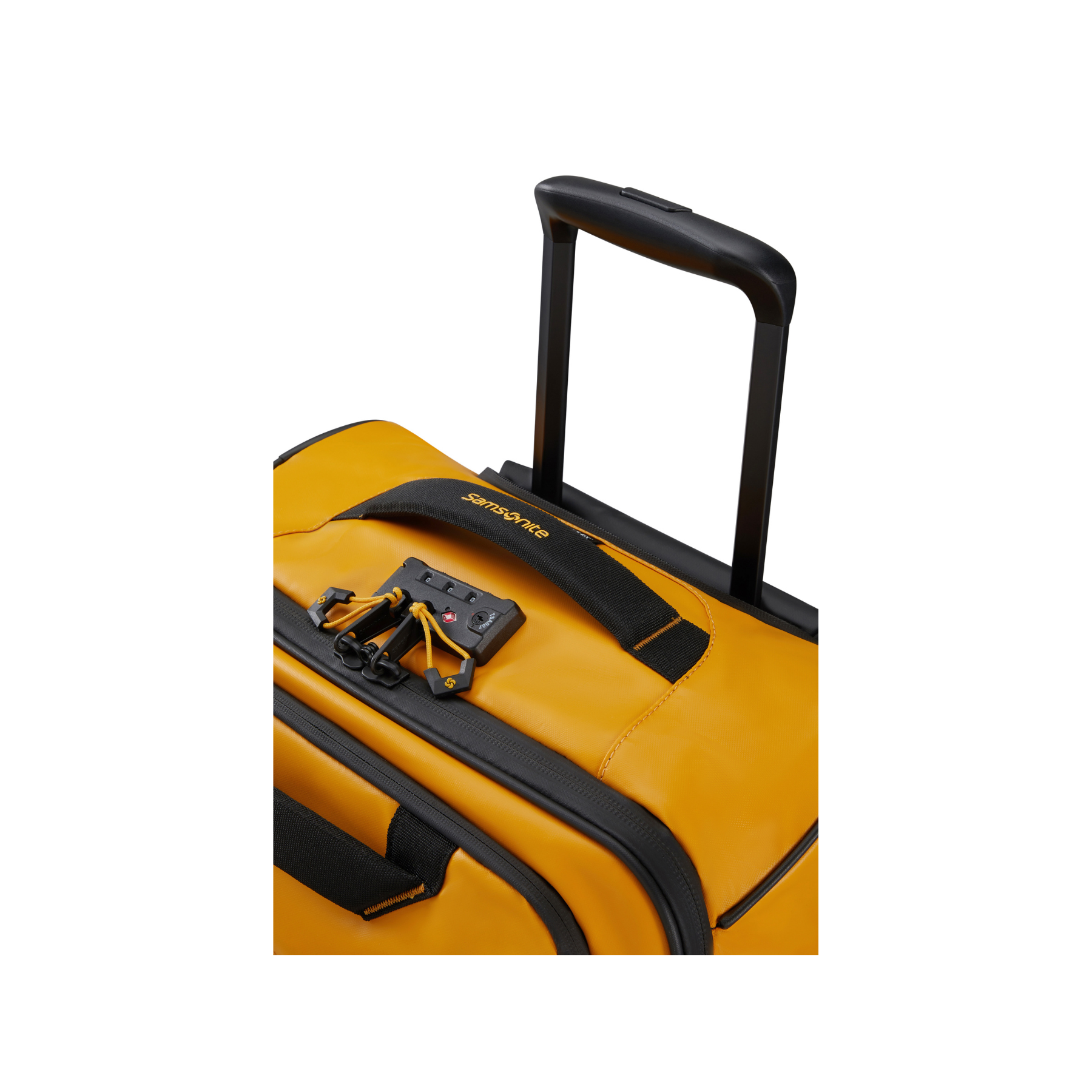 Sac de voyage à roulettes/Sac à dos - Yellow 55cm