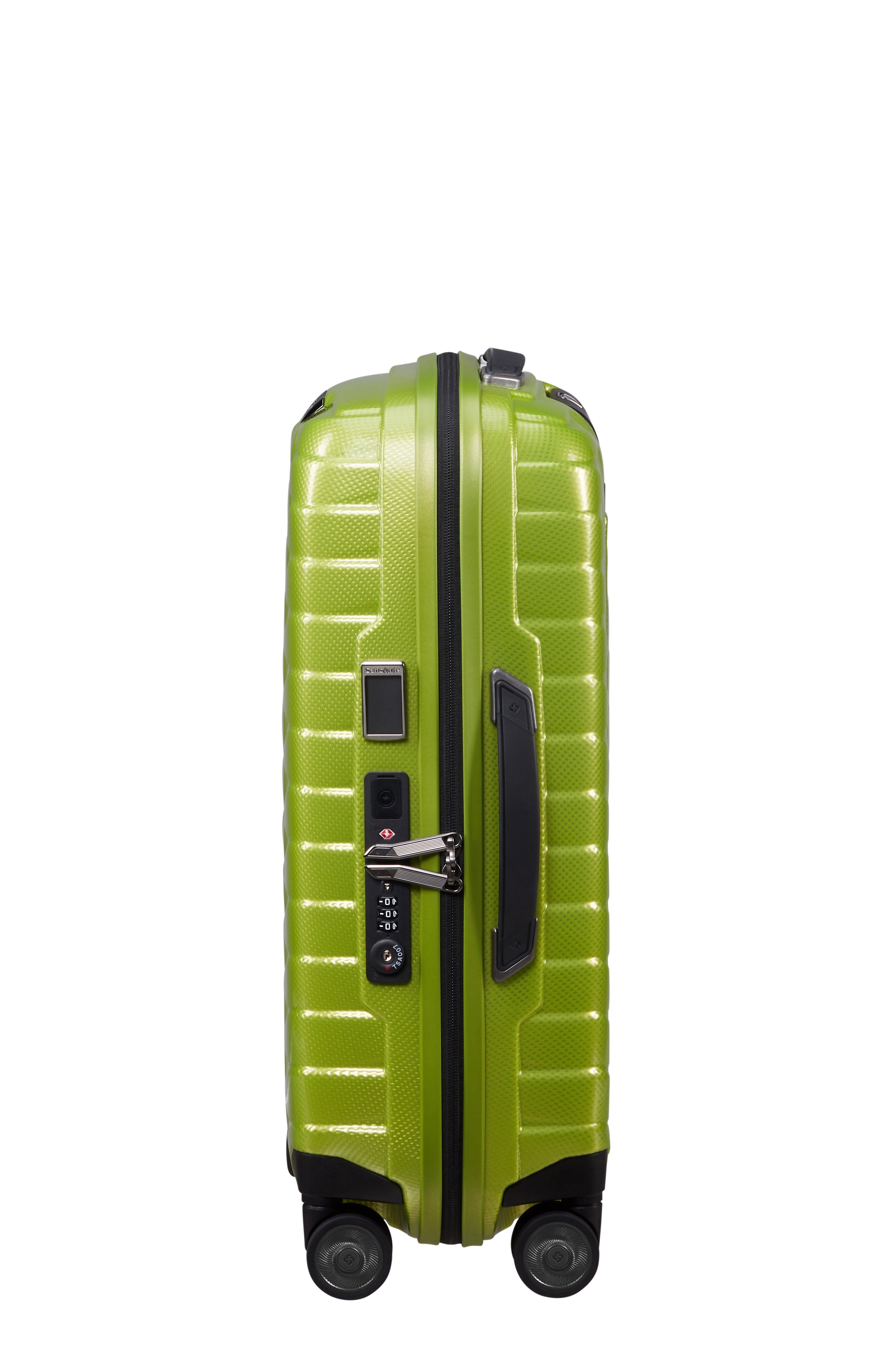 Valise Proxis 4 roues 55cm - Lime - Extensible