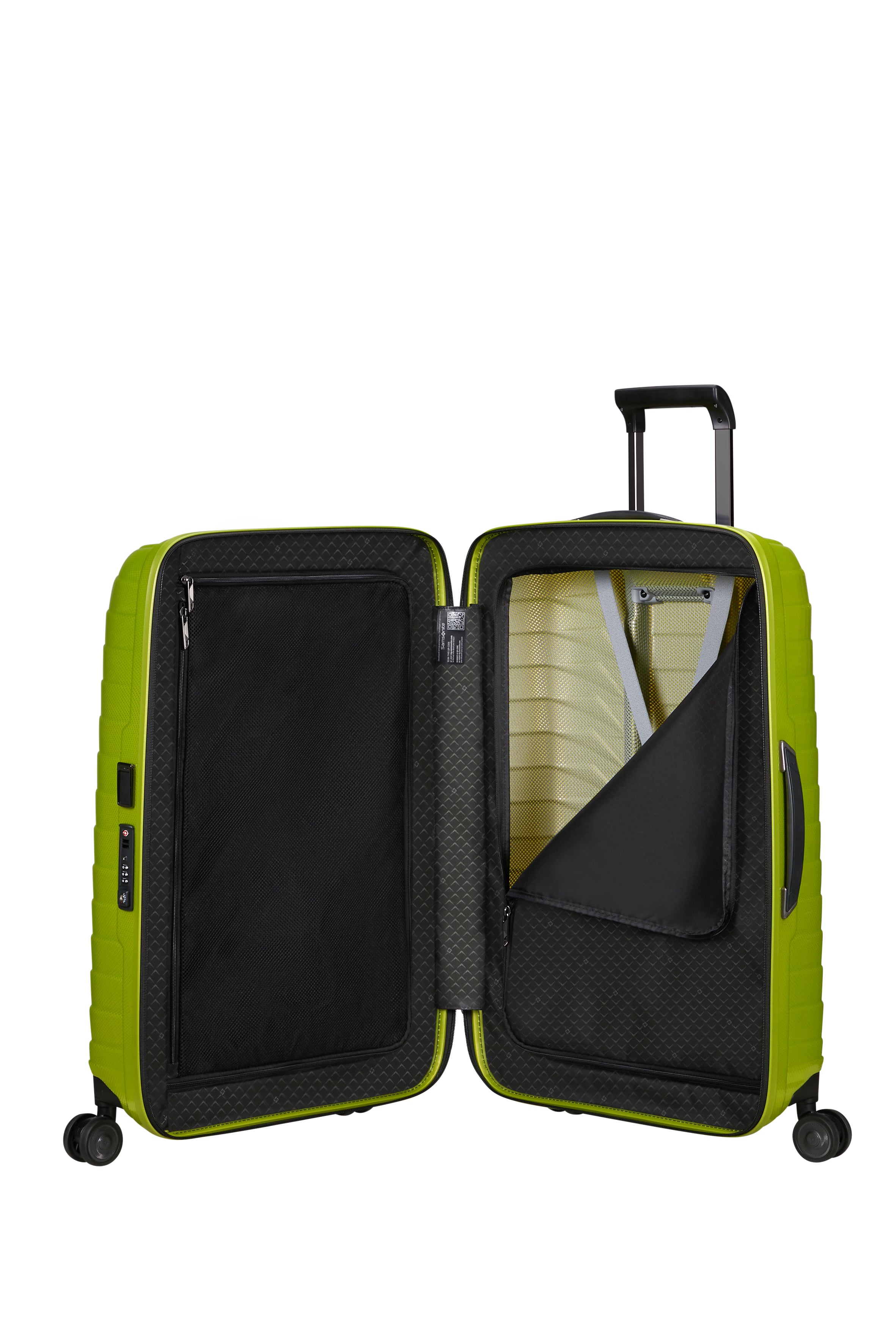 Valise Proxis 4 roues 69cm - Lime
