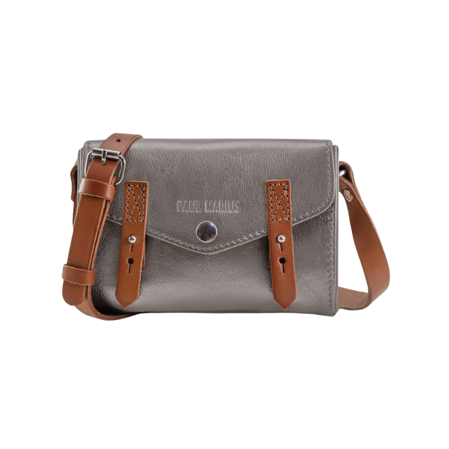 Sac Bandoulière Le Mini Indispensable Acier