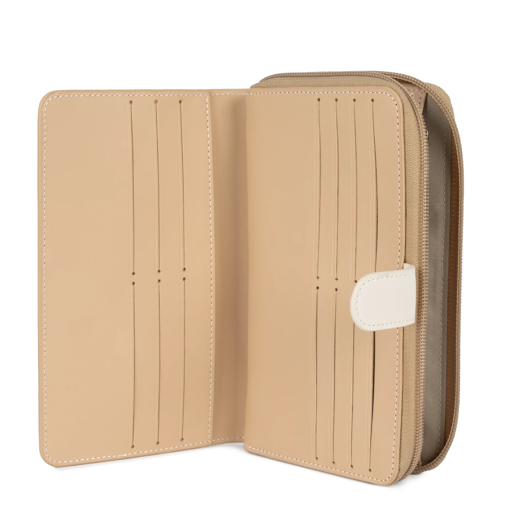 Portefeuille - Smooth Beige