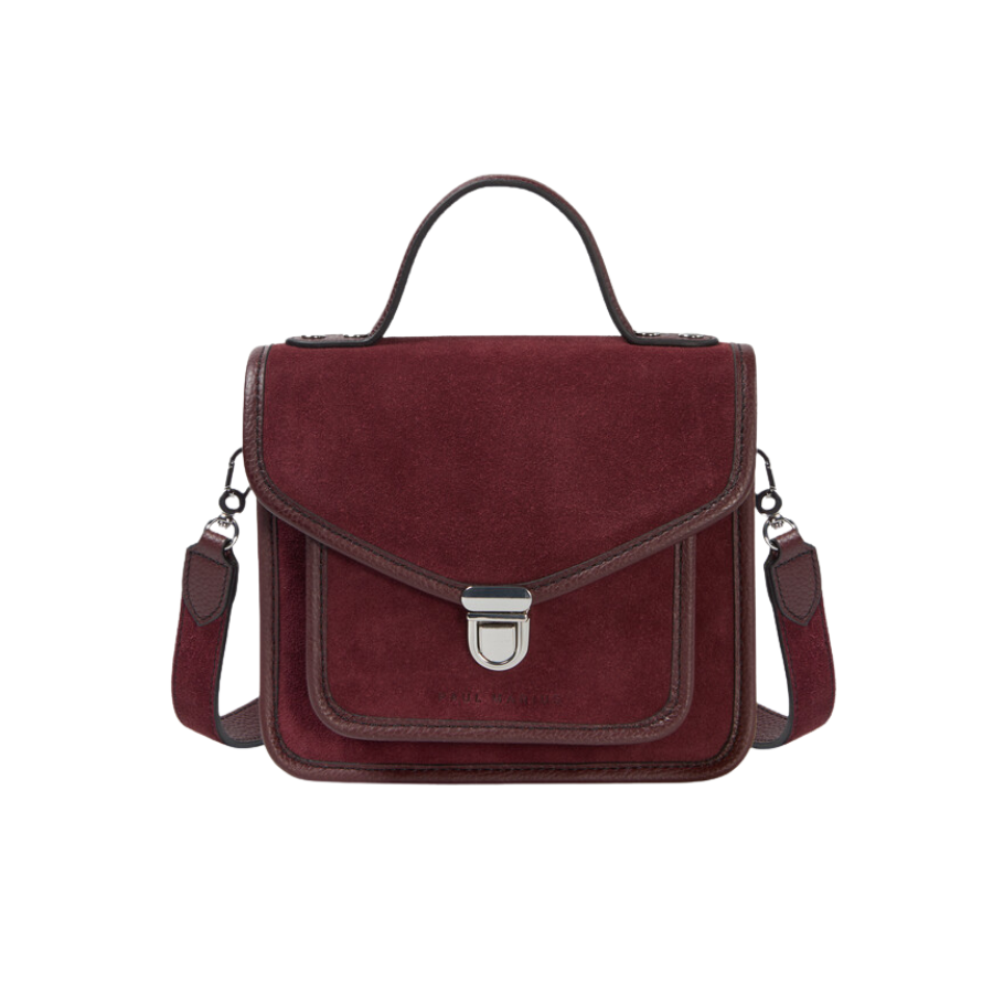 Sac Bandoulière - Mlle George XS - Aubergine Velours