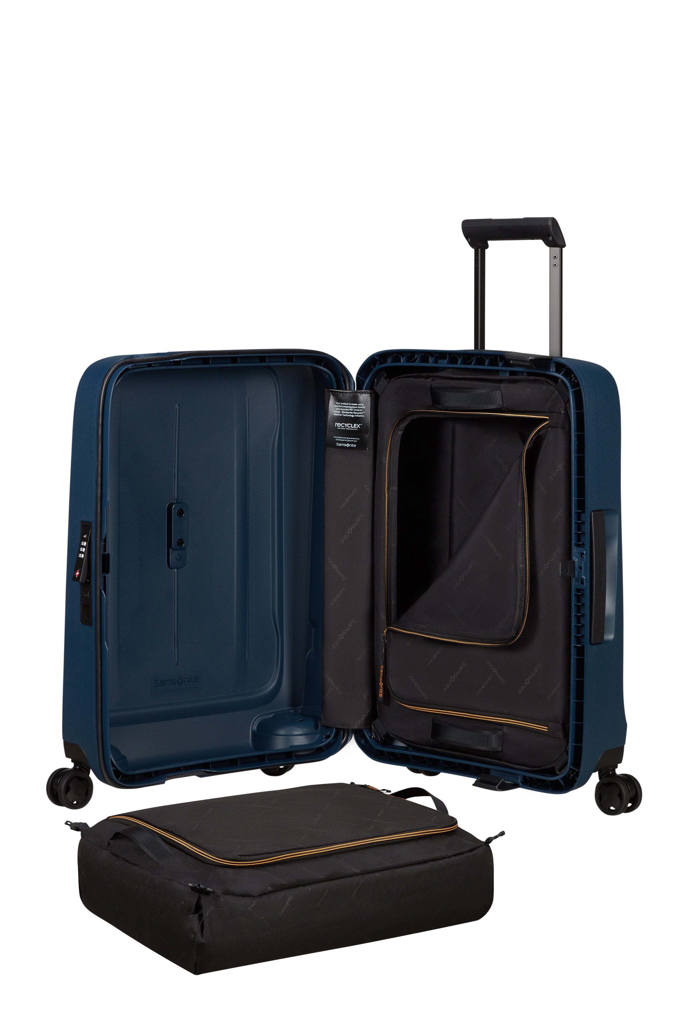 Valise 4 roues - Essens 55cm Bleu nuit