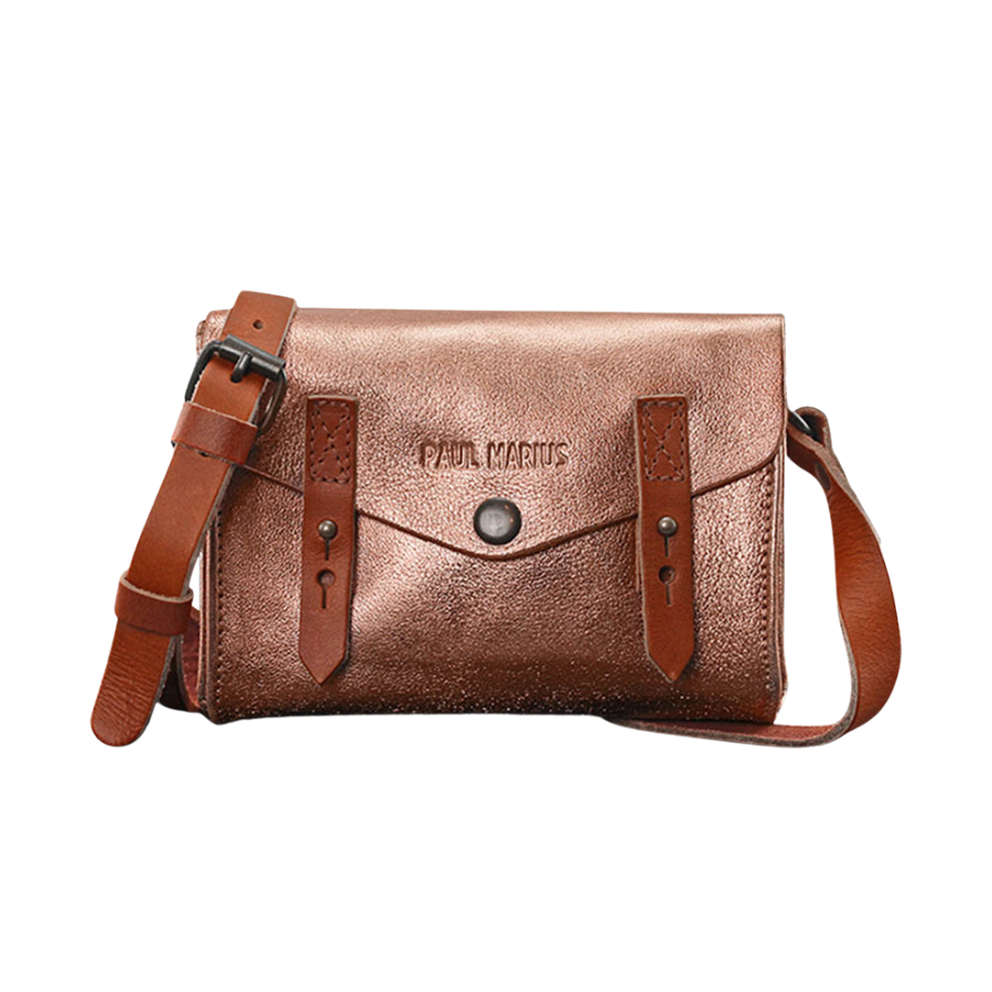 Sac Bandoulière Le Mini Indispensable Or Rose