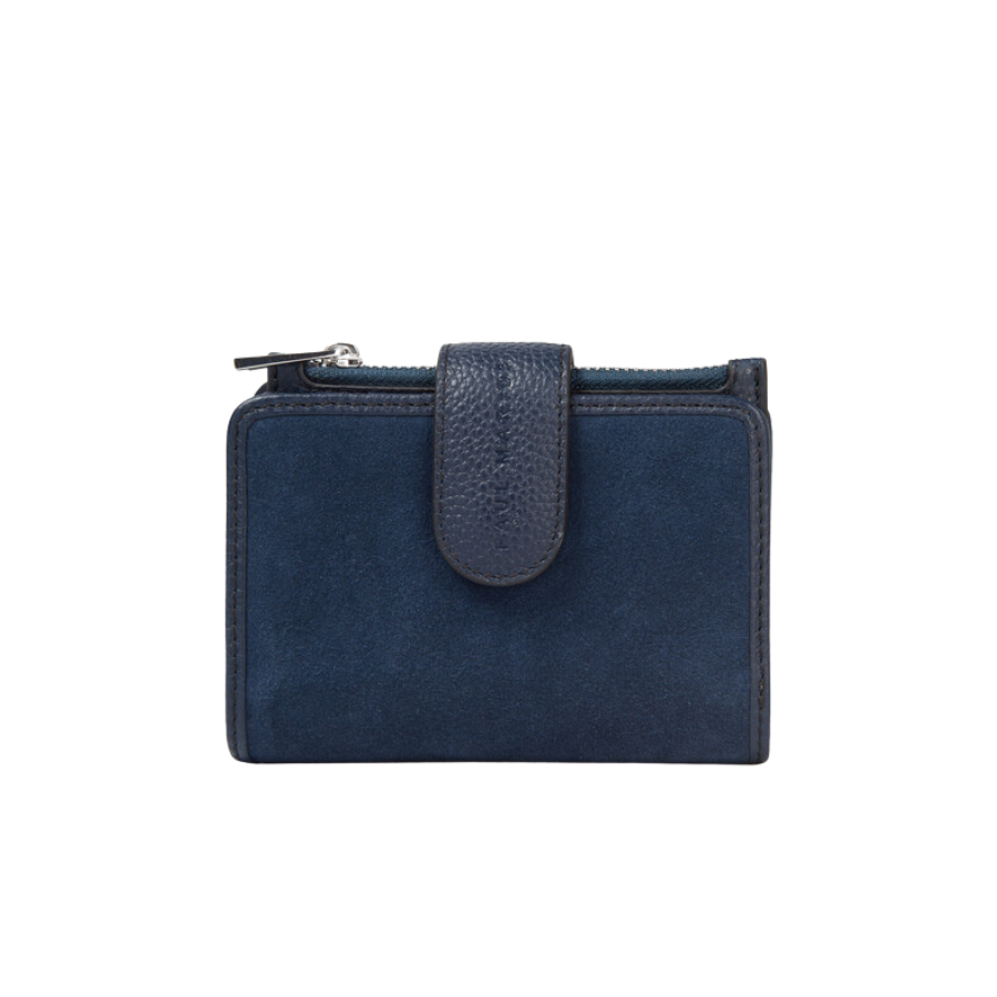 Portefeuille - Valentine - Bleu Nuit Velours