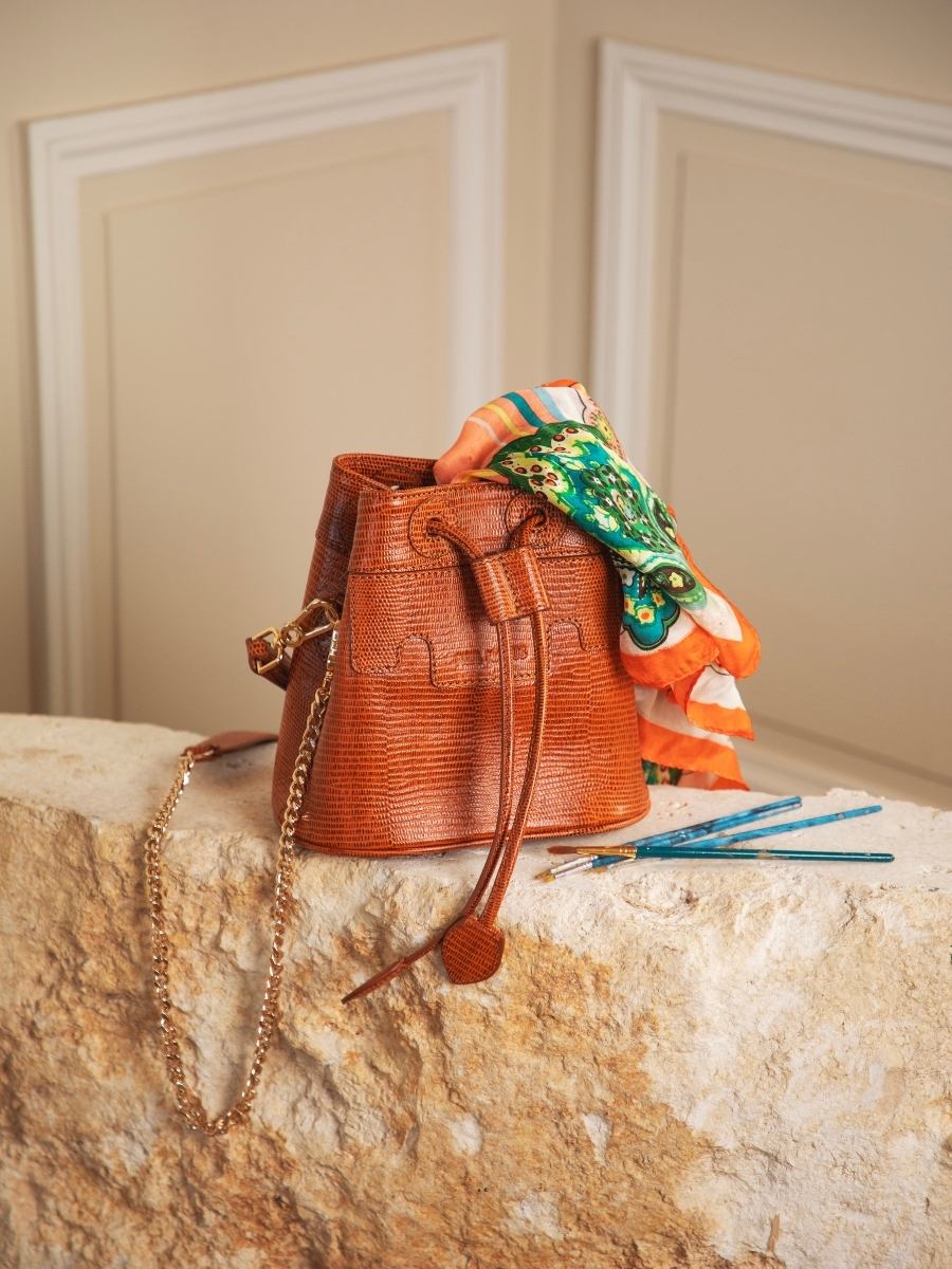 Mini Sac Seau - Capucine XS 1960 - Ambre