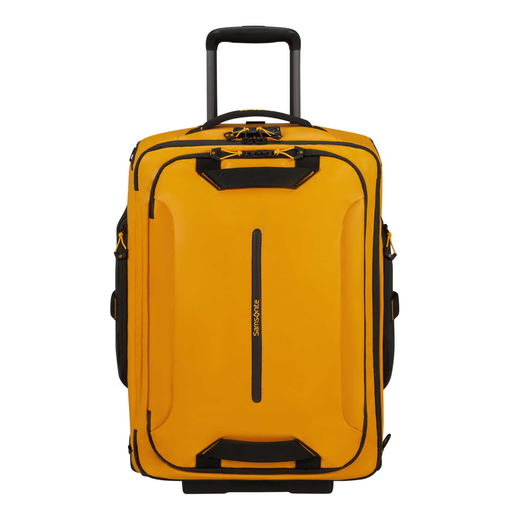 Sac de voyage à roulettes/Sac à dos - Yellow 55cm