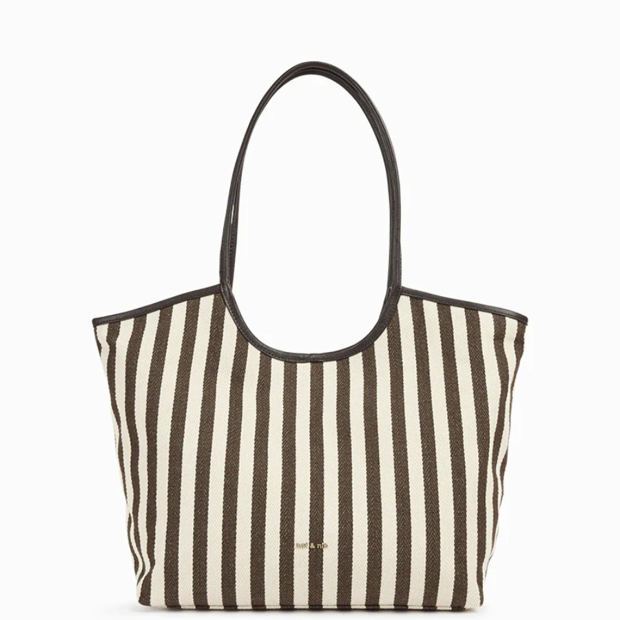 Sac Cabas - Milan Rayure Ebène