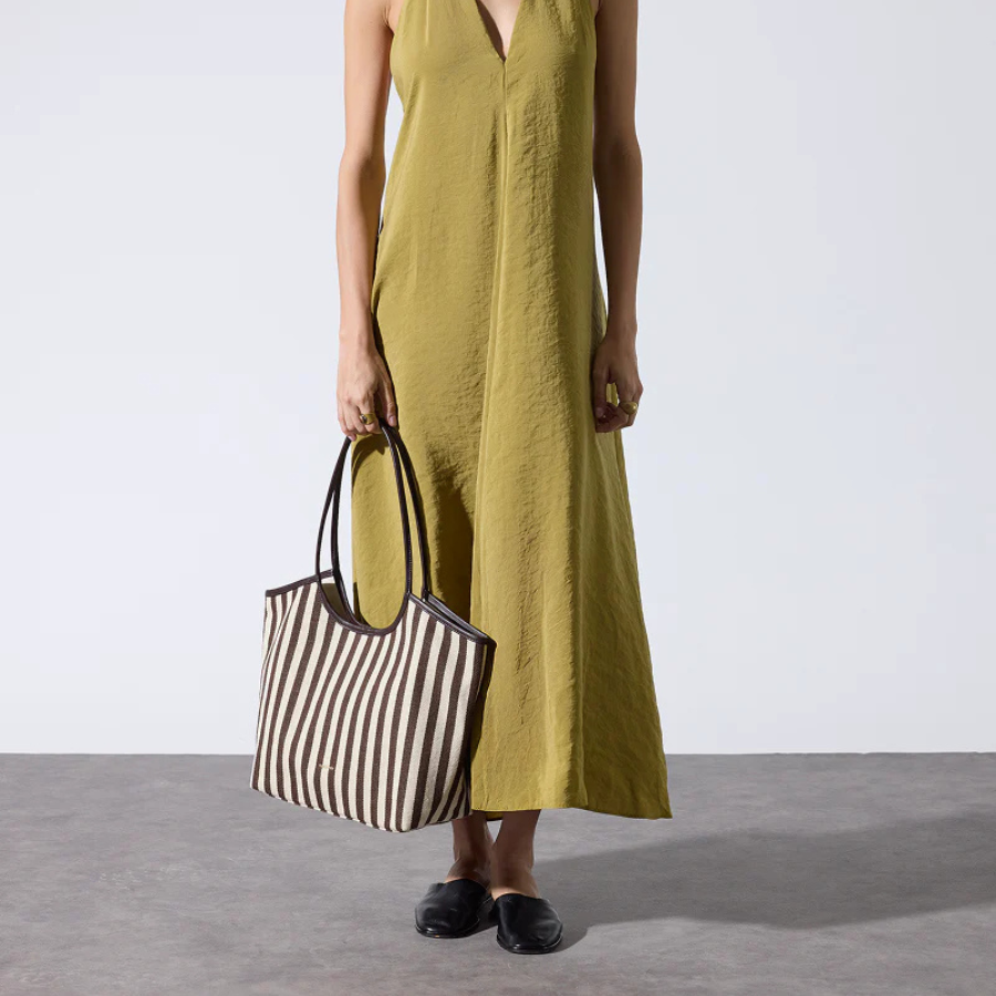 Sac Cabas - Milan Rayure Ebène