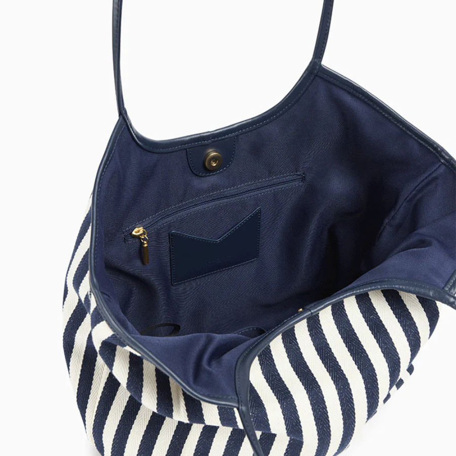 Sac Cabas - Milan Rayure Bleu