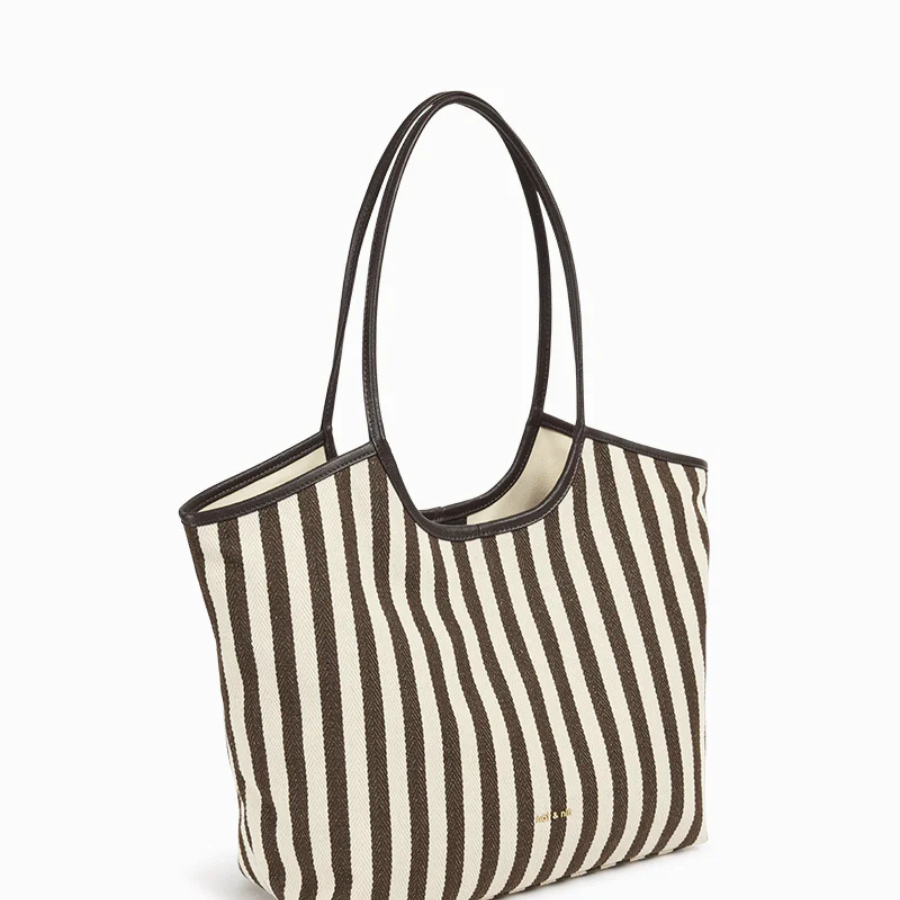 Sac Cabas - Milan Rayure Ebène