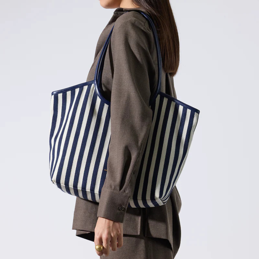 Sac Cabas - Milan Rayure Bleu