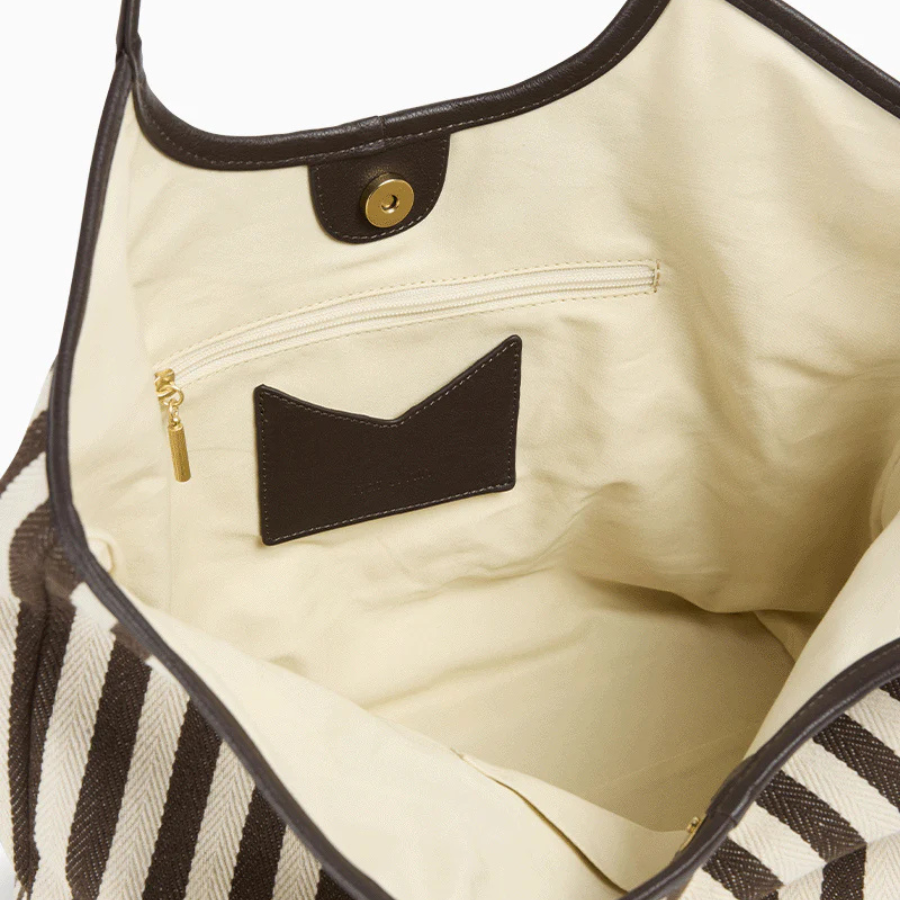 Sac Cabas - Milan Rayure Ebène