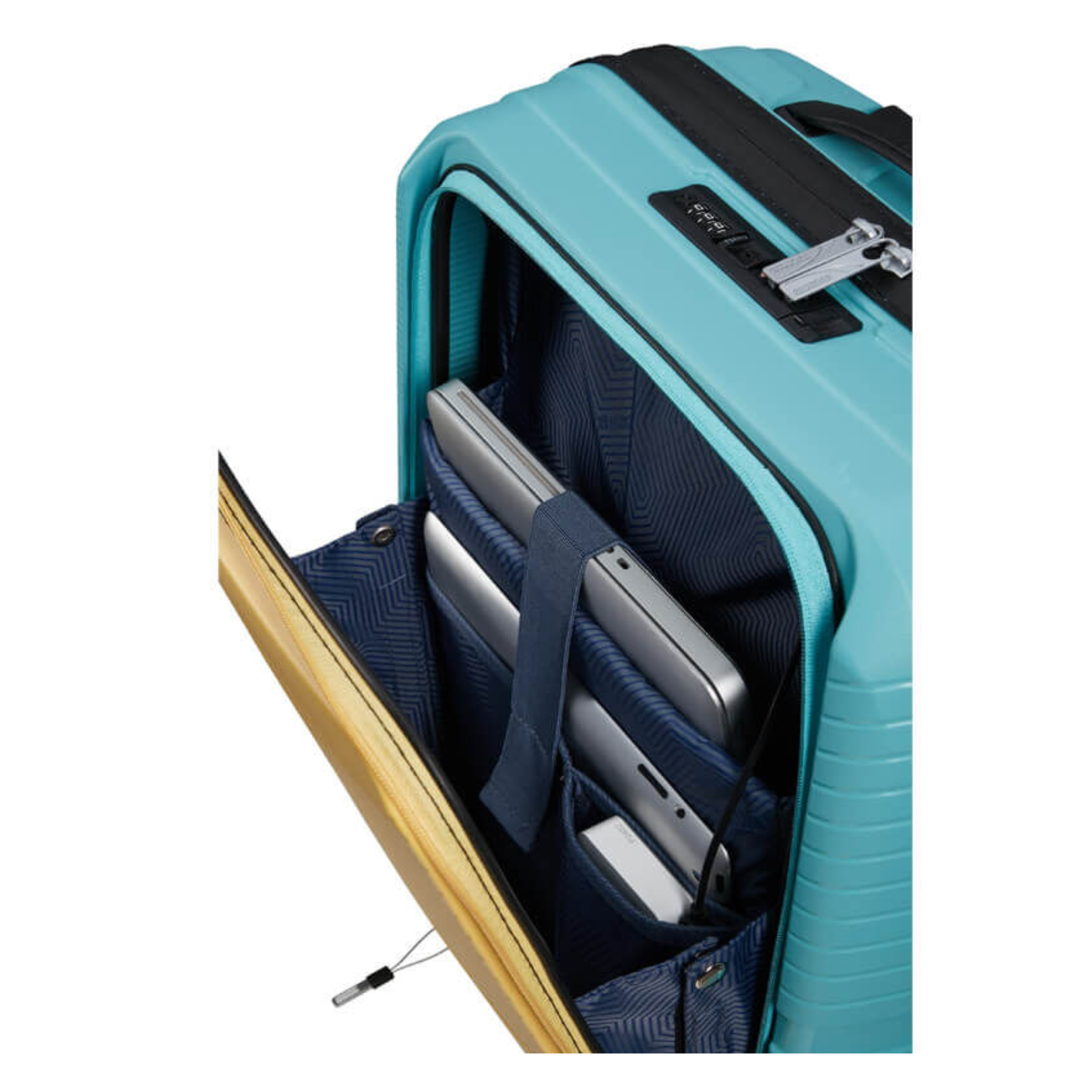 Valise 4 roues- Airconic 55cm Surf Blue/Yellow