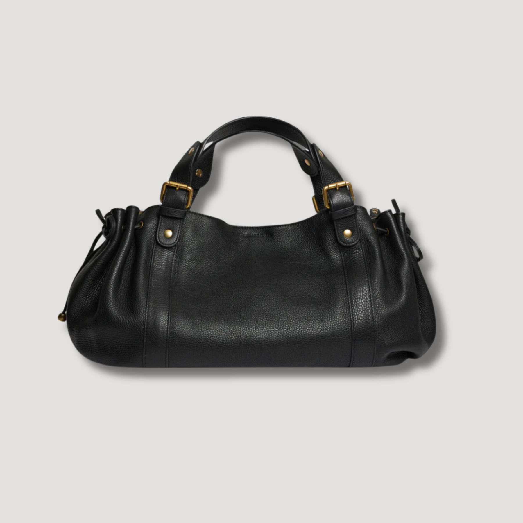 Sac à main - 24H Noir intérieur métallisé
