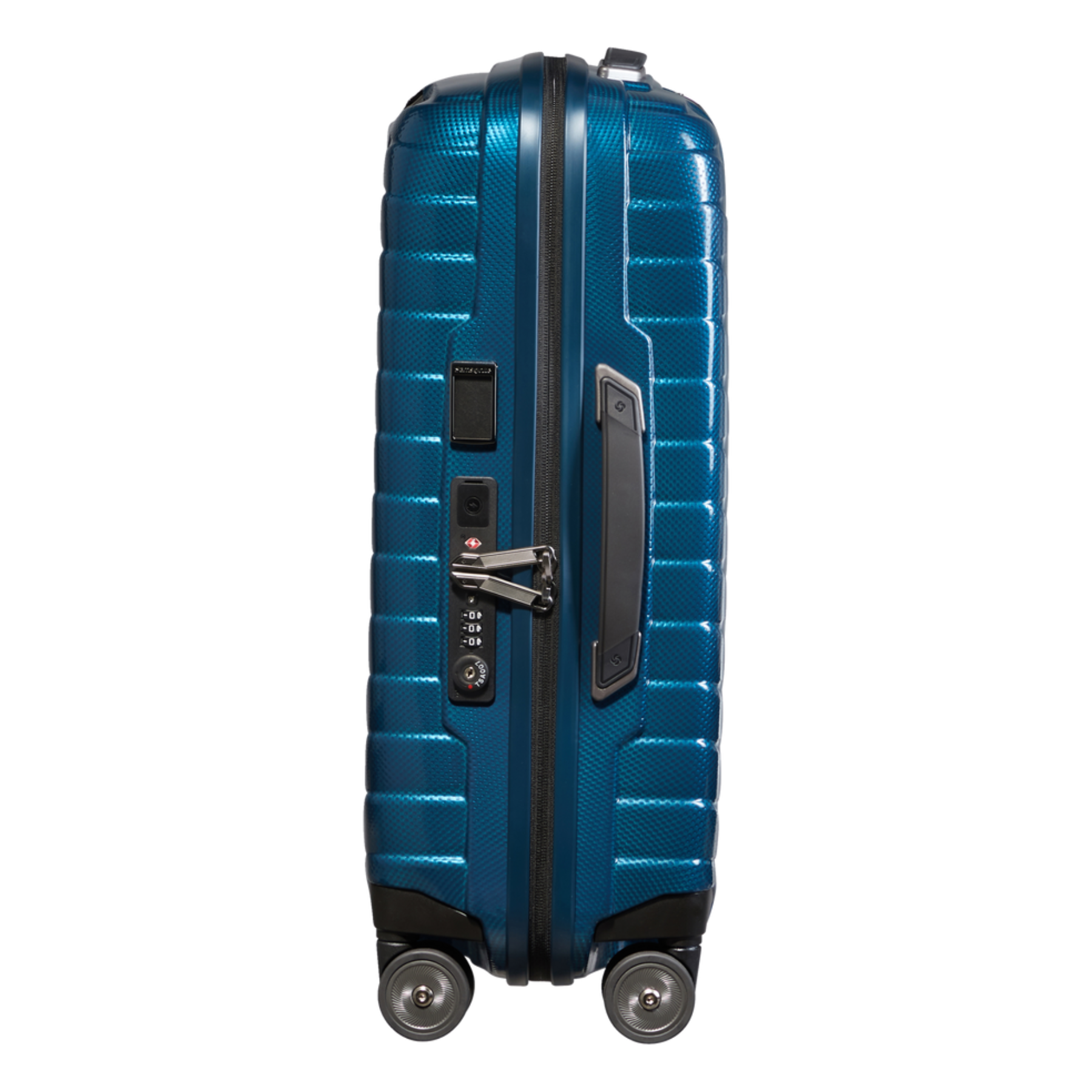 Valise Proxis 4 roues 55cm - Bleu Pétrol - Extensible
