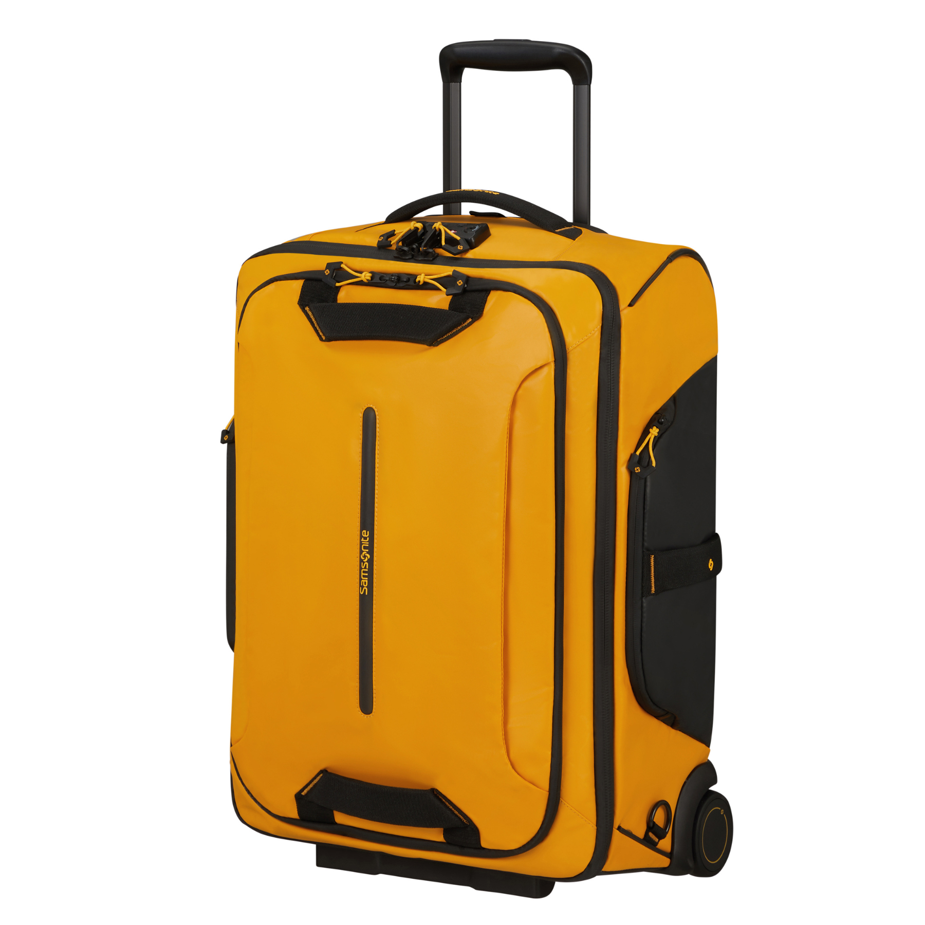 Sac de voyage à roulettes/Sac à dos - Yellow 55cm