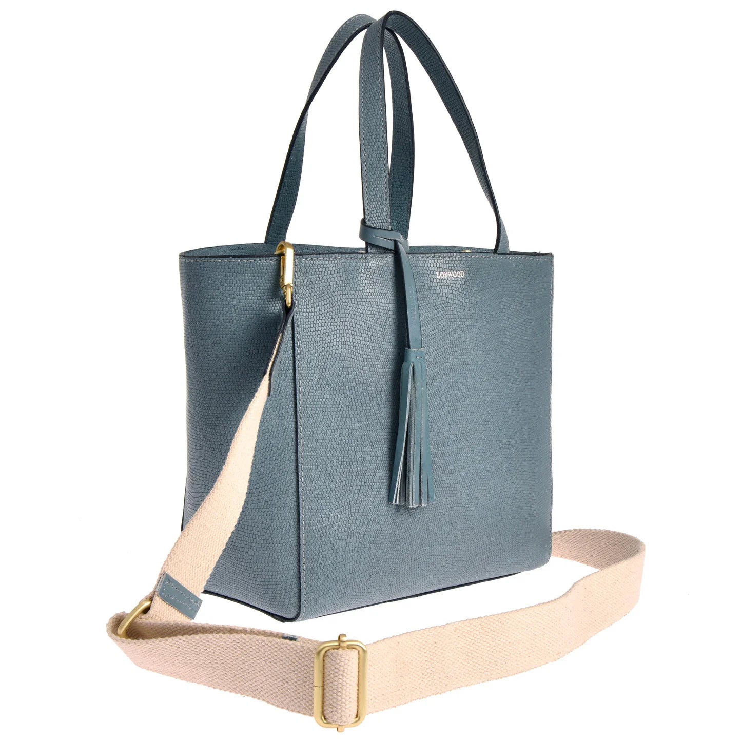 Petit cabas - Parisien Lézard Denim