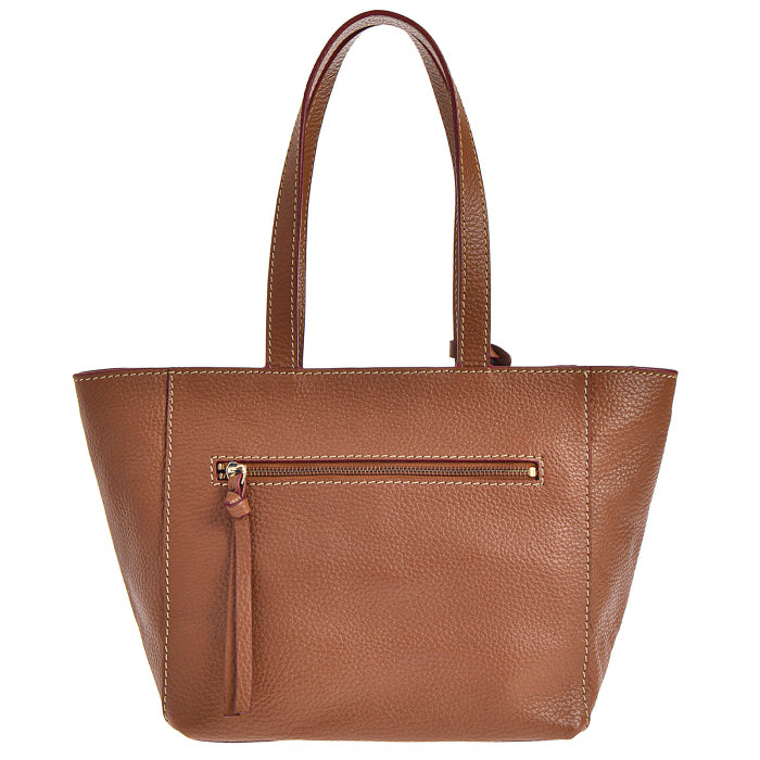 Petit cabas zippé - Parisien Tan