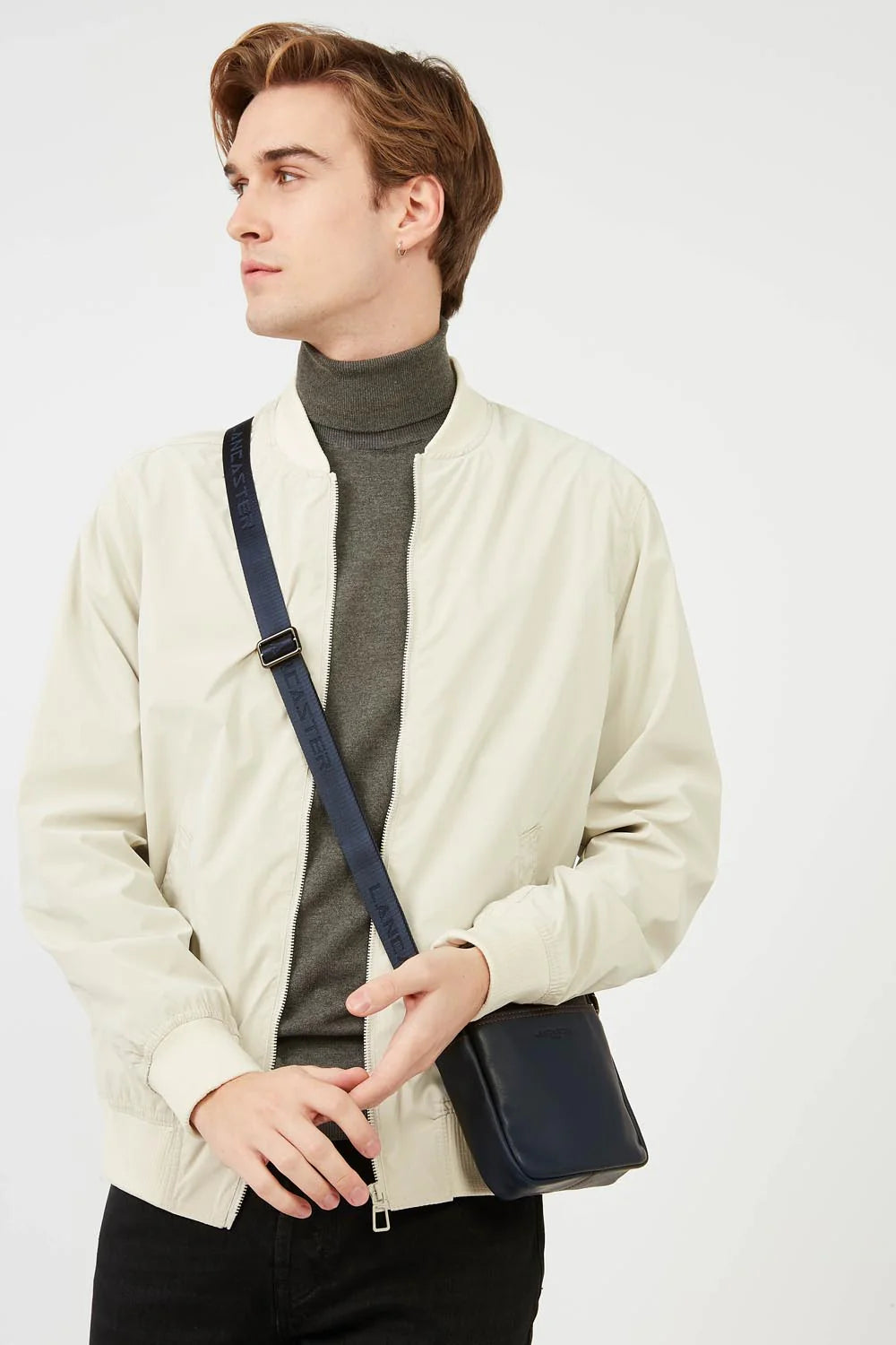 Sac Bandoulière - Soft Vintage 24 - Bleu Foncé / Camel