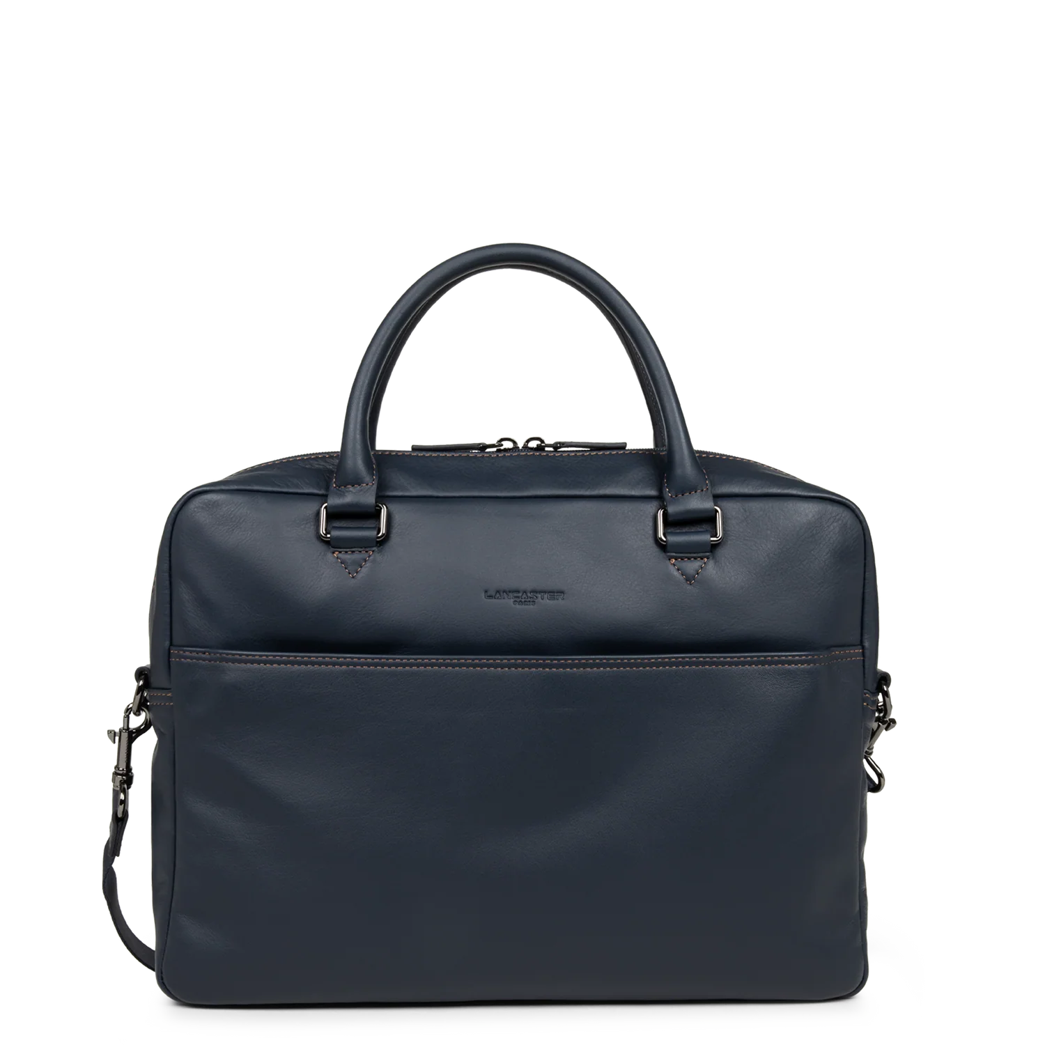 Porte documents - Soft Vintage 31 - Bleu foncé / Camel