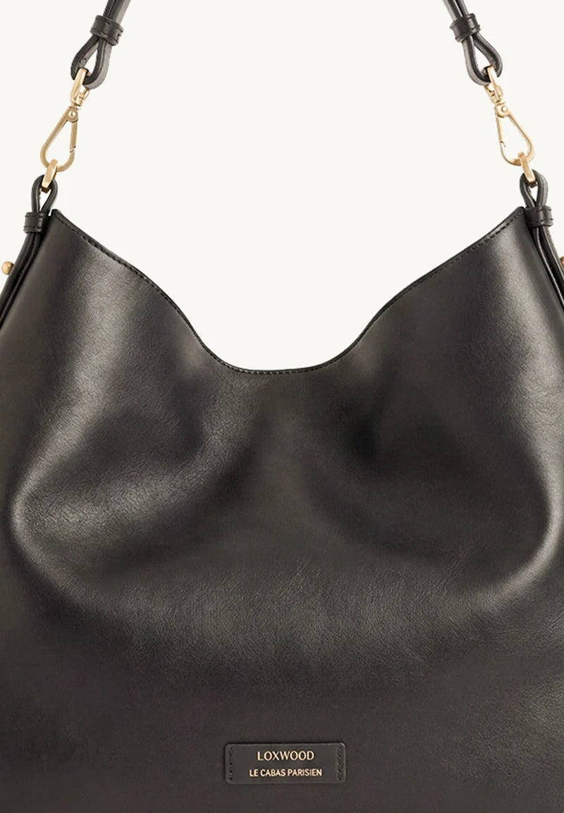Sac Hobo Cuir Lisse - Sharon Coffee