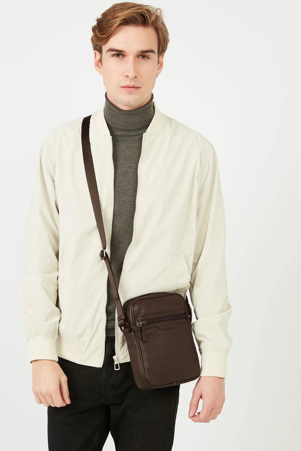 Sac Bandoulière - Milano Gentlemen 14 - Marron