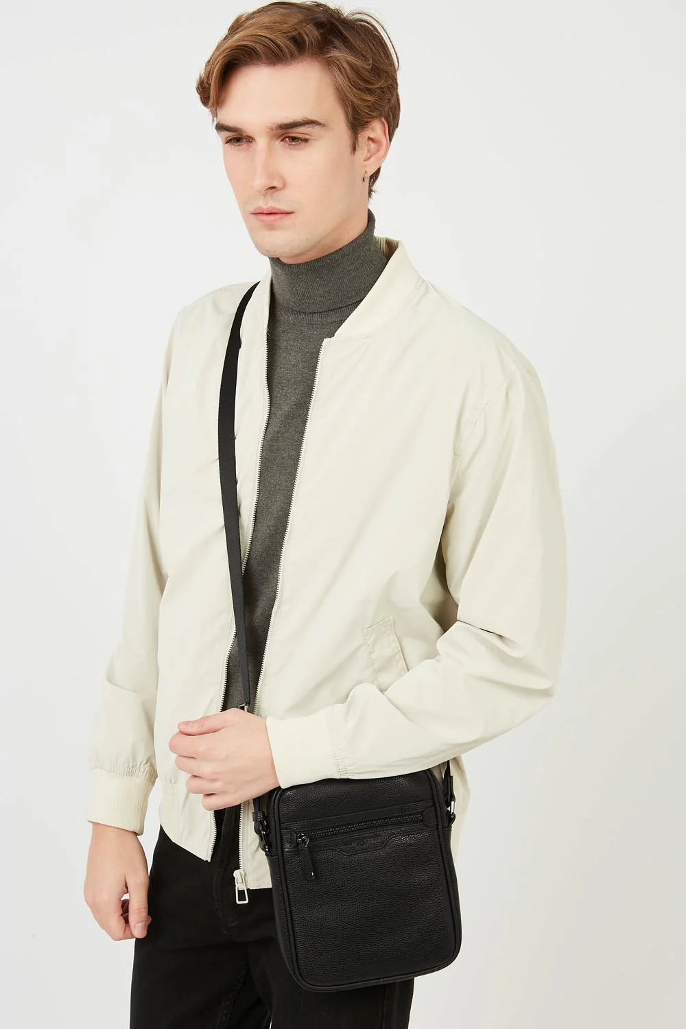 Sac Bandoulière - Milano Gentlemen 14 - Noir