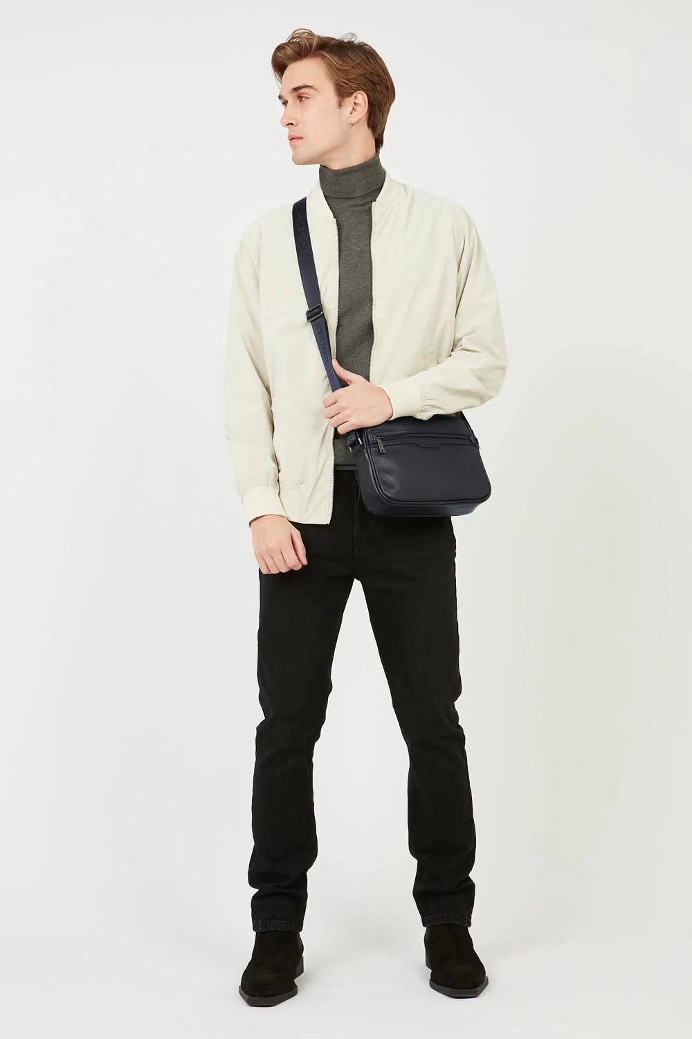 Sac Bandoulière - Milano Gentlemen 18 - Bleu Foncé