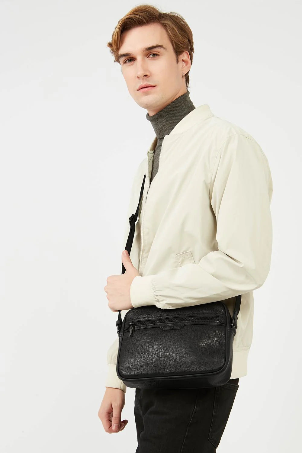 Sac Bandoulière - Milano Gentlemen 18 - Noir