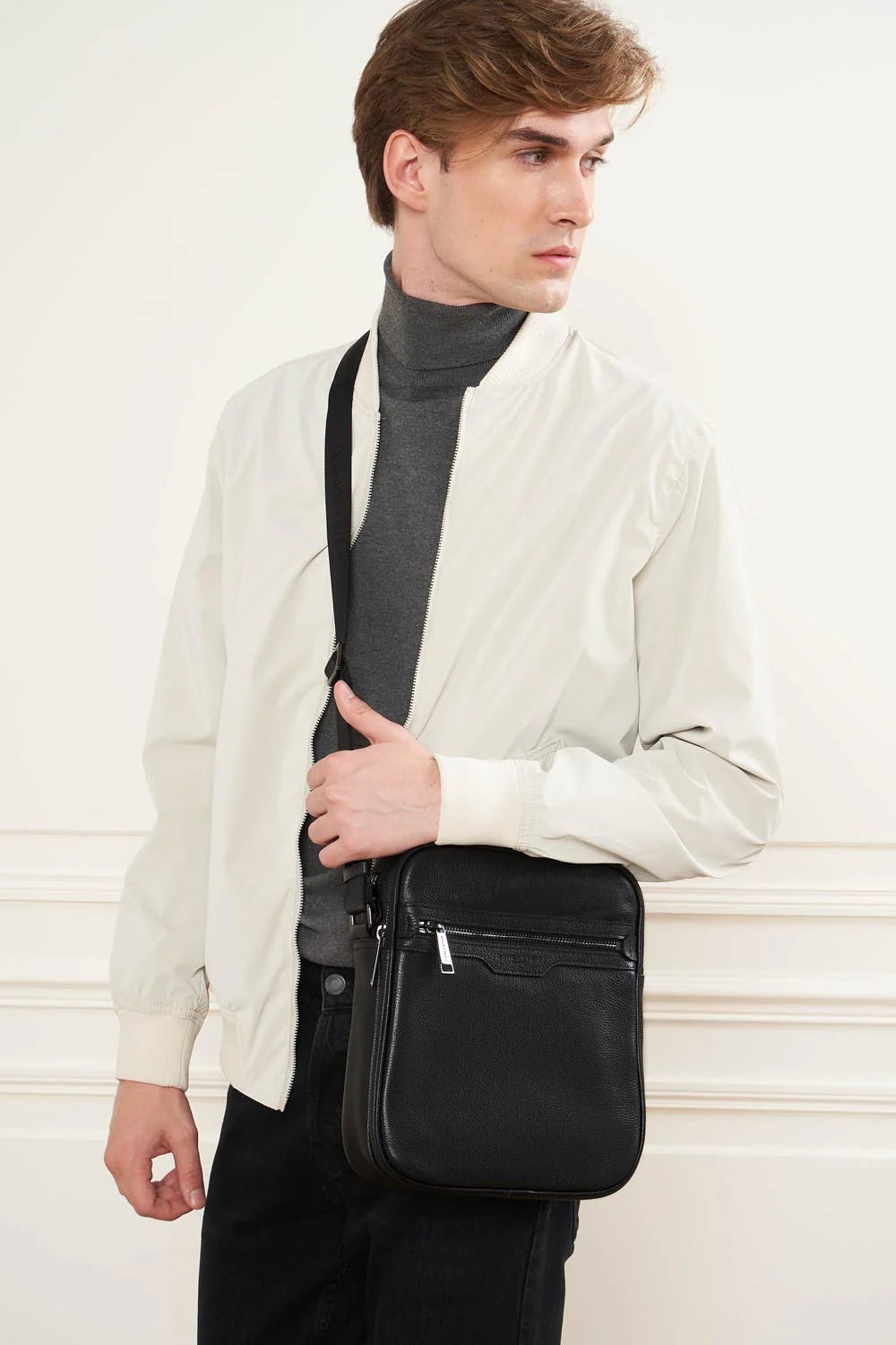 Sac Bandoulière - Milano Gentlemen 19 - Noir