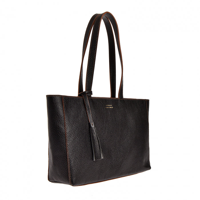 Sac Cabas zippé - Énora Noir Chaudron