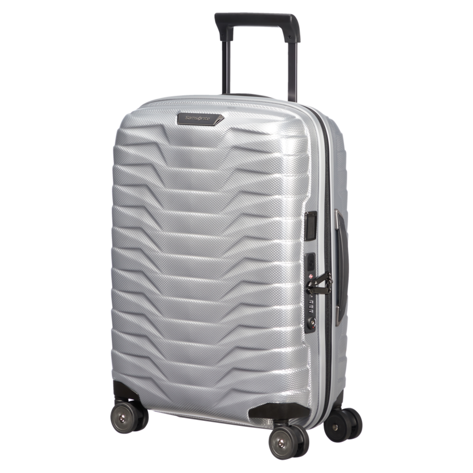 Valise Proxis 4 roues 55cm - Silver - Extensible