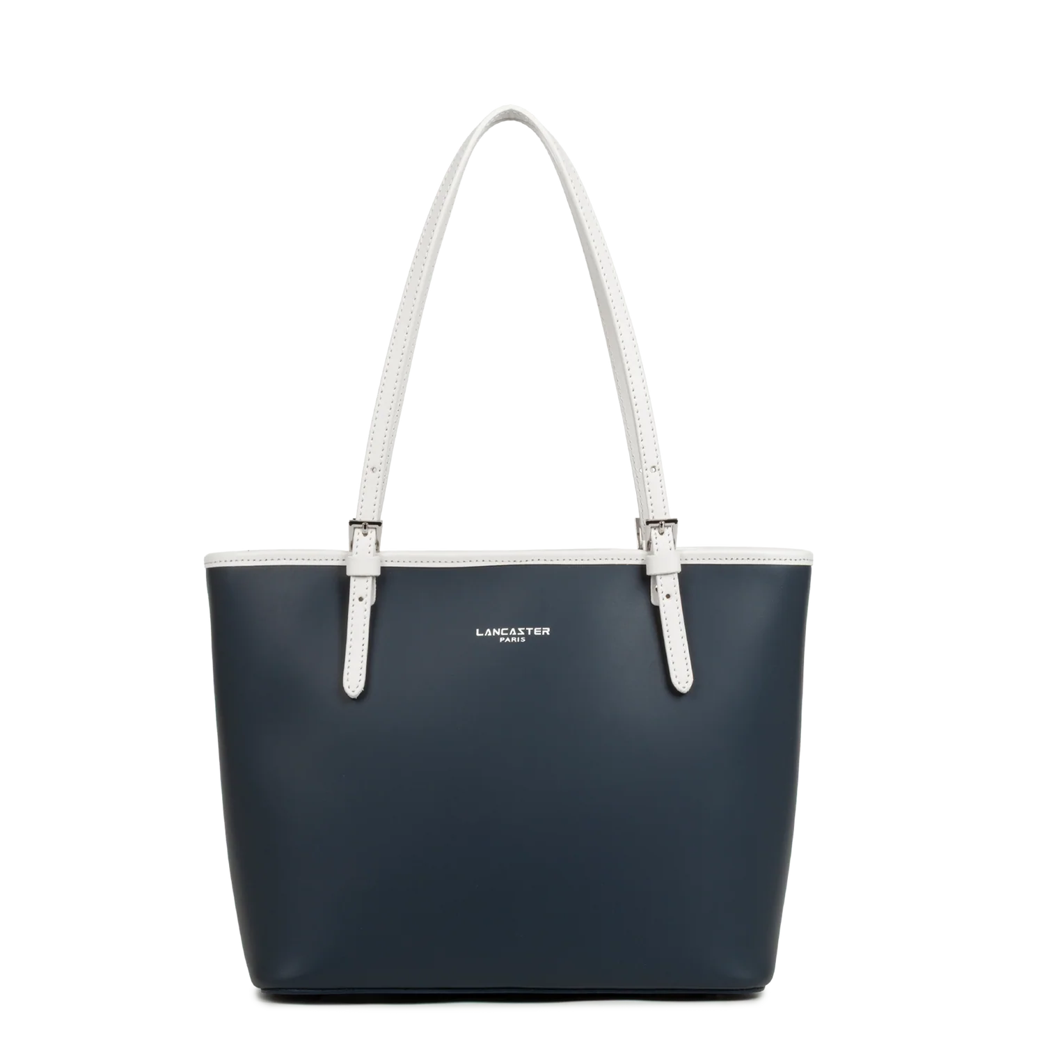 Sac cabas - Smooth S Noir - Bleu foncé - Écru