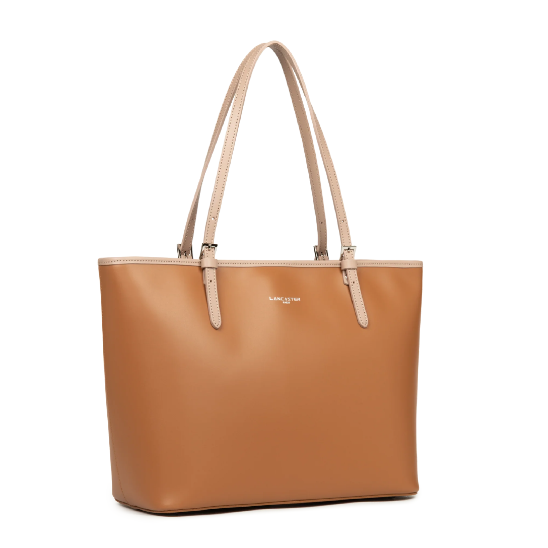 Sac cabas - Smooth M Camel / Nude Foncé