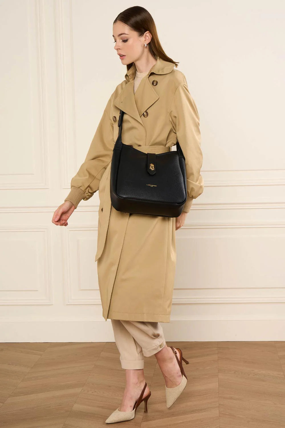 Sac à main - Top double Noir