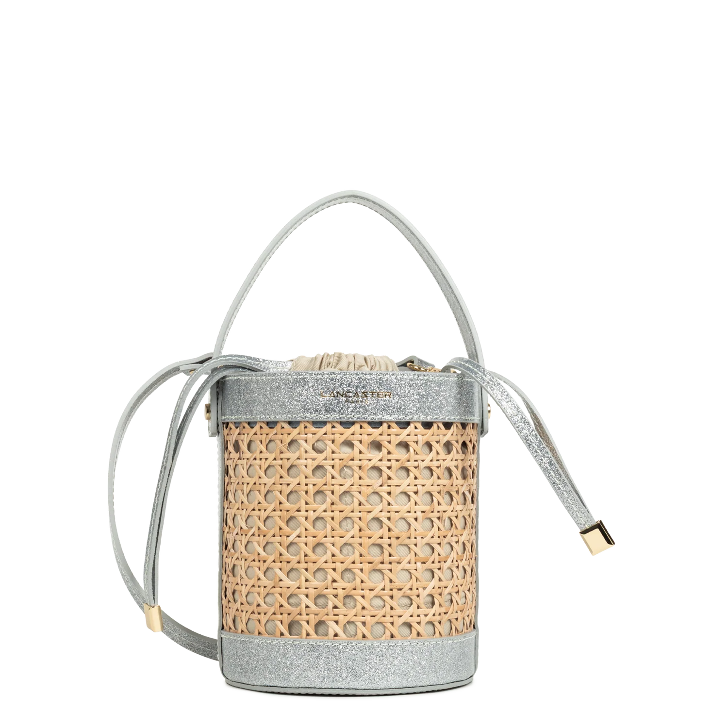 Sac Seau - Cannage rotin Argent