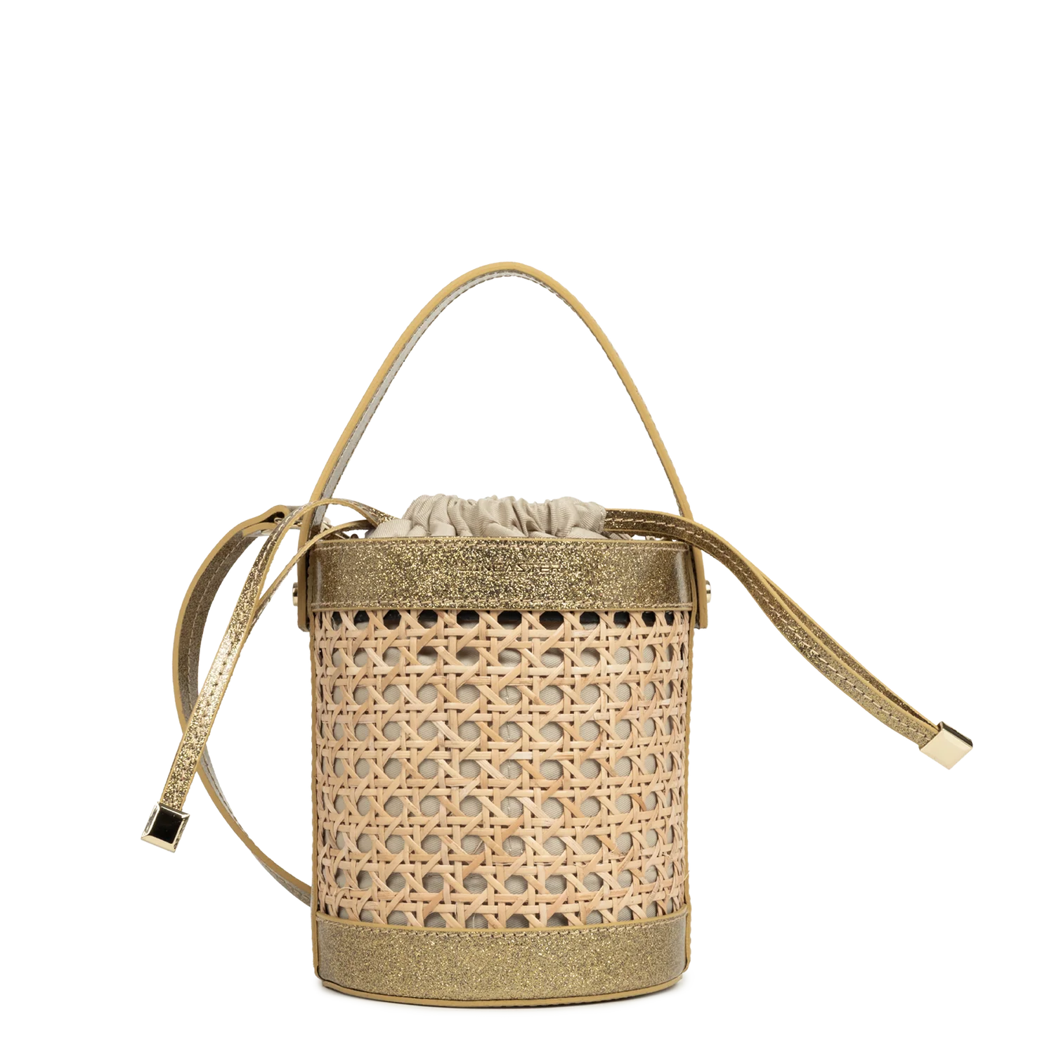 Sac Seau - Cannage rotin Or