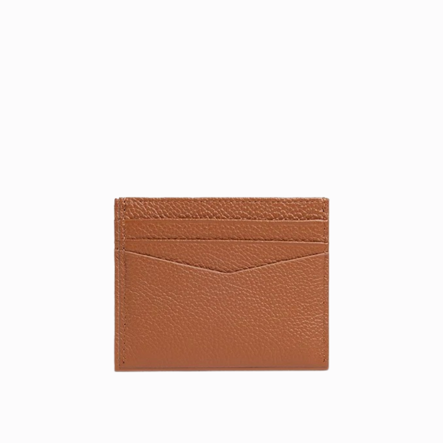 Porte cartes - Many Noisette grainé