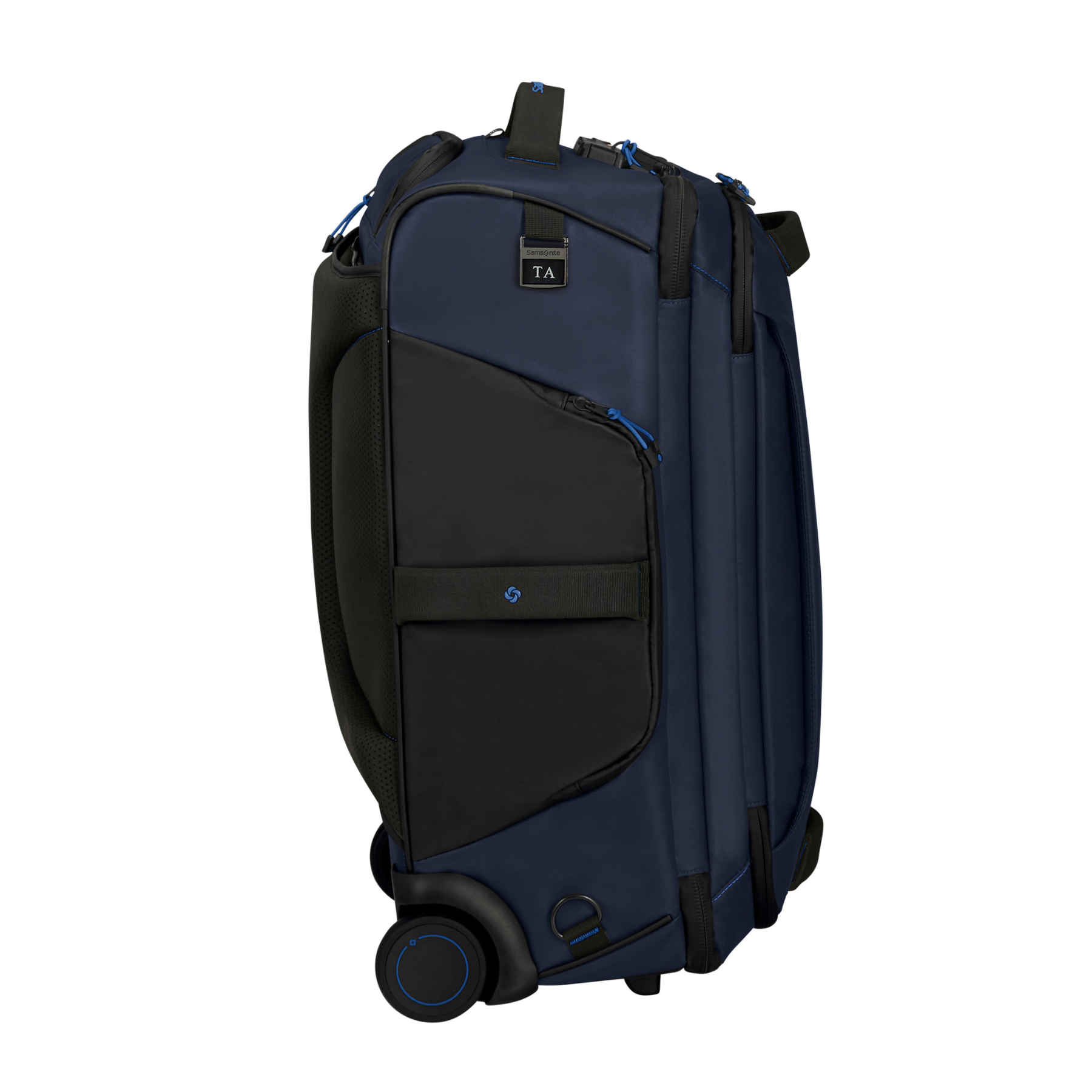 Sac de voyage à roulettes/Sac à dos - Blue night 55cm