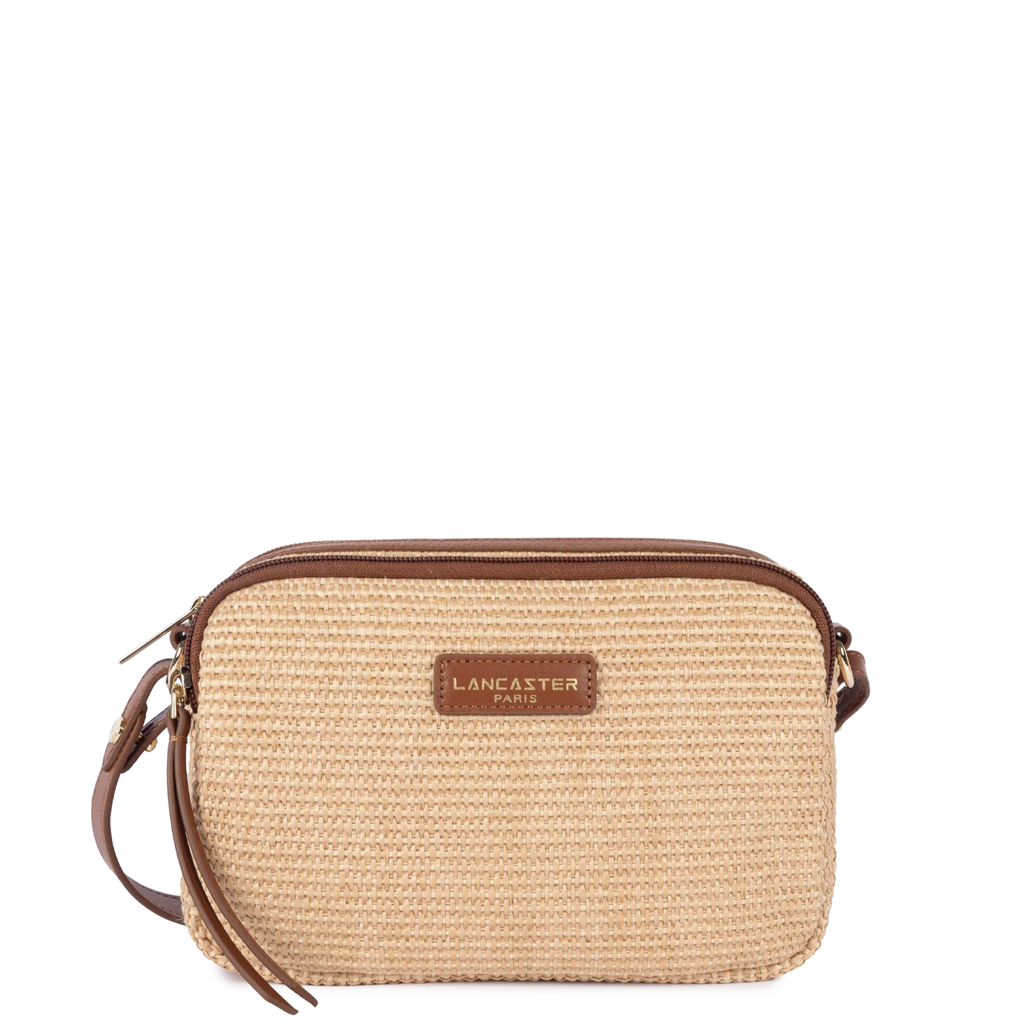 Sac bandoulière - Mini Osier Cognac
