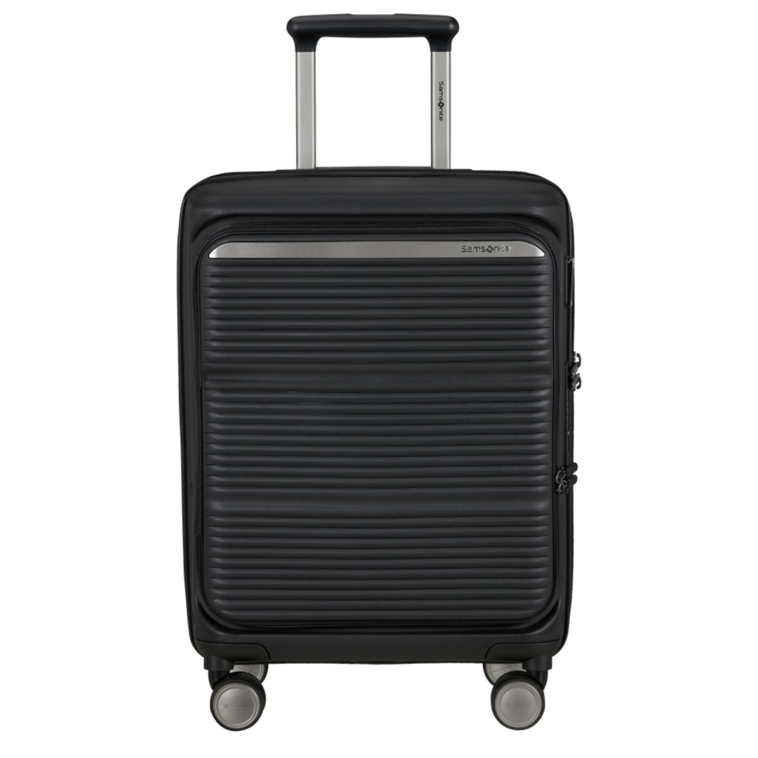 Valise cabine 4 roues - Paralux 55cm Extensible - Black