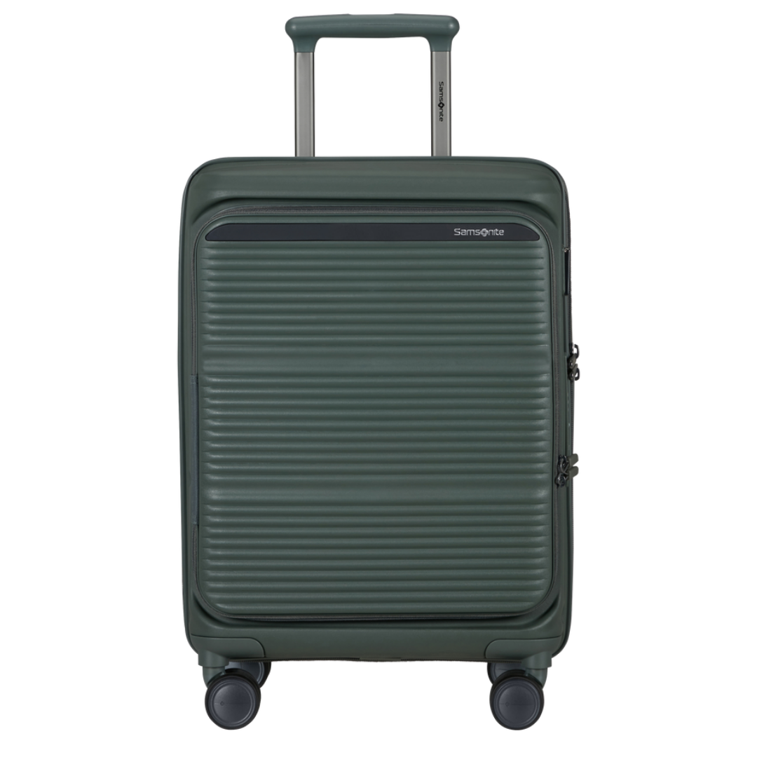 Valise cabine 4 roues - Paralux 55cm Extensible - Olive