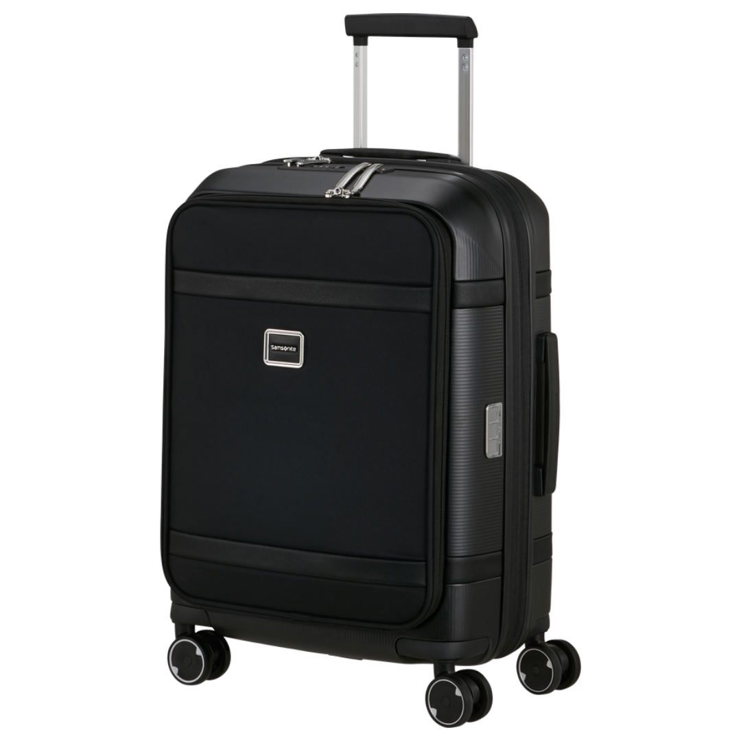 Valise 4 roues - Image 55cm Black easy access