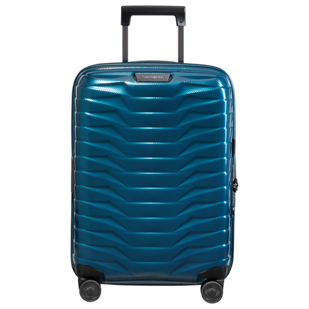 Valise Proxis 4 roues 55cm - Bleu Pétrol - Extensible