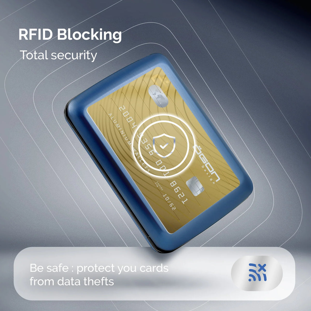 Portefeuille - RFID Smart Case V2 TheWave