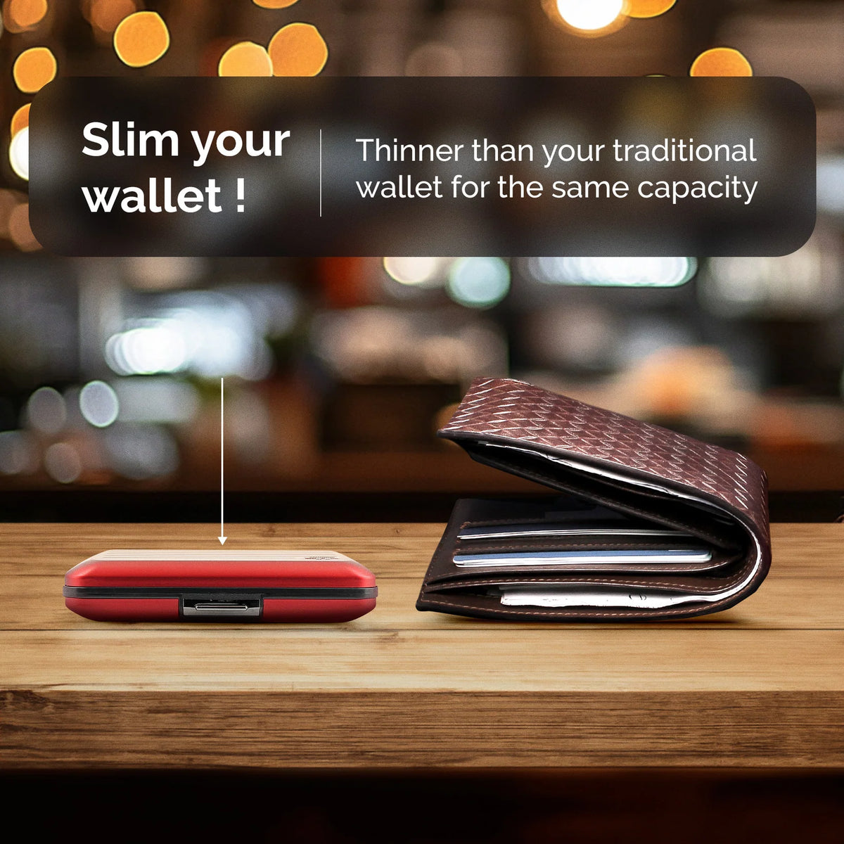 Portefeuille - RFID Smart Case V2 Ginkgo