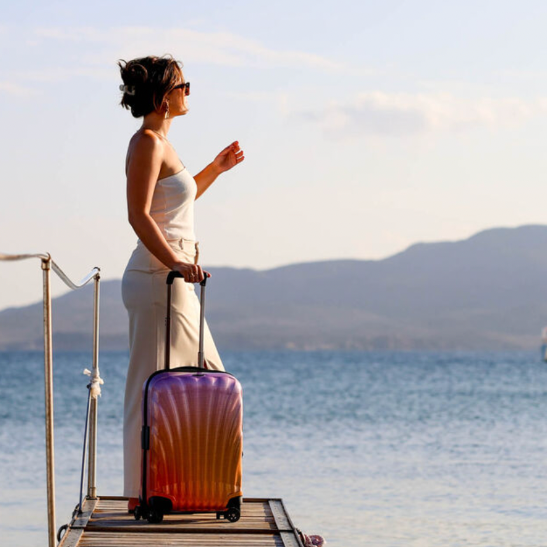 Valise Cabine - C-Lite Sunset 4 roues 55 cm